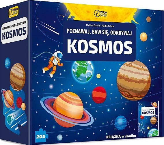 Poznawaj, baw się, odkrywaj. Kosmos. Puzzle + książka, Matteo Gaule, Nadia Fabris