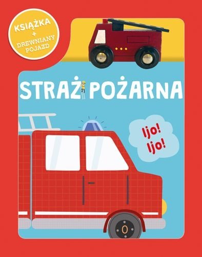 Pudełko z pojazdem. Straż pożarna
