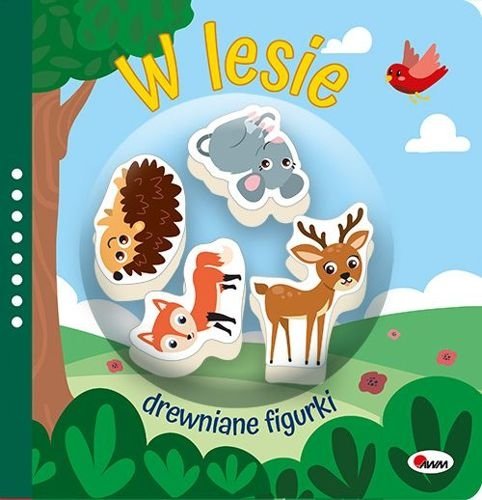 W lesie. Drewniane figurki, Natalia Kawałko-Dzikowska