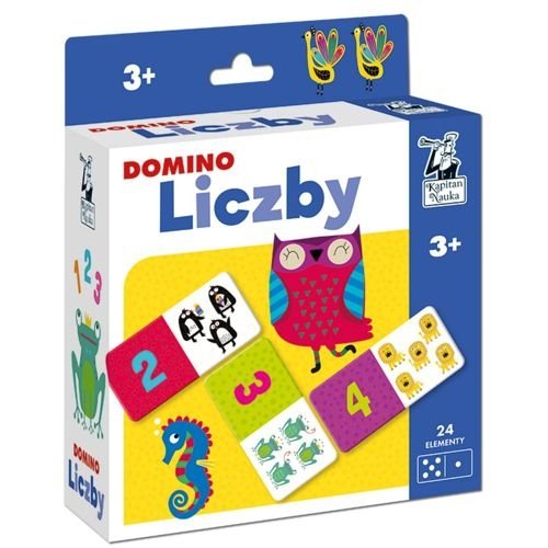 Kapitan Nauka. Domino. Liczby