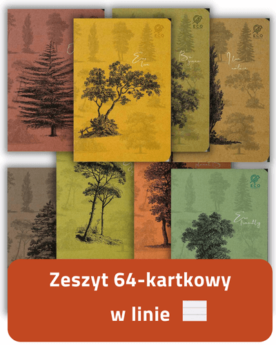 Zeszyt w linie. Forrest 64 kartkowy