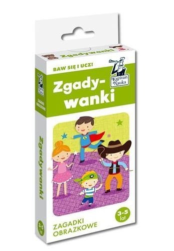 Kapitan Nauka. Zgadywanki. Zagadki obrazkowe 3-5 lat, Monika Sobkowiak