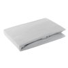 Prześcieradło jersey z gumką 180x200 cm z bawełny kolor srebrny 125 g/m2 Design 91 
