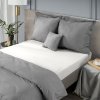 Prześcieradło jersey z gumką 120x200 cm z bawełny kolor kremowy 125 g/m2 Design 91
