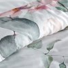 Pościel 160x200 cm bawełniana kolor biały, zielony z motywem kwiatowym JULIET Eurofirany Premium