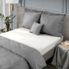 Prześcieradło jersey z gumką 140x200 cm z bawełny kolor kremowy 125 g/m2 Design 91 