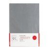 Prześcieradło jersey z gumką 160x200 cm z bawełny kolor stalowy 125 g/m2 Design 91