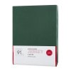 Prześcieradło jersey z gumką 140x200 cm z bawełny kolor ciemny zielony 125 g/m2 Design 91 