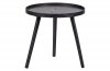 Stolik Mesa M drewno czarny 45xØ45