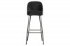 Krzesło barowe VOGUE 80cm velvet black