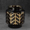 WAZON DEKORACYJNY EMERA1 (03) FI 12 X 13 CM CZARNY