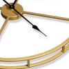 Dekoracyjny zegar ścienny z metalu w nowoczesnym minimalistycznym stylu 40cm