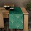 OBRUS BLINK 14 35 X 140 CM CIEMNOZIELONY