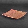 PATERA DEKORACYJNA ELDA (01) 22 X 22 X 4 CM CZERWONY