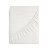 Prześcieradło jersey z gumką 180x200 cm z bawełny kolor kremowy 125 g/m2 Design 91 