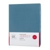 Prześcieradło jersey z gumką 120x200 cm z bawełny kolor niebieski 125 g/m2 Design 91