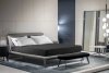 Prześcieradło jersey z gumką 180x200 cm z bawełny kolor czarny 125 g/m2 Design 91 