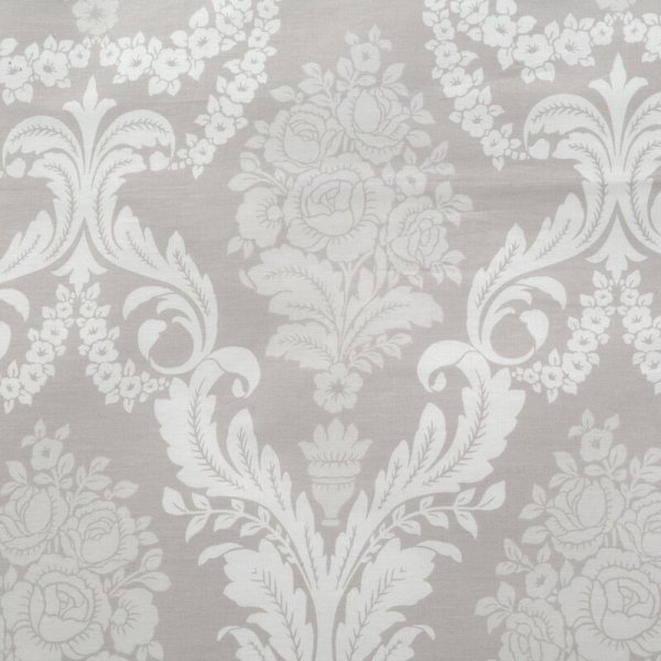 Pościel bawełniana 220x200 Sara 05 szara ornamenty Eurofirany