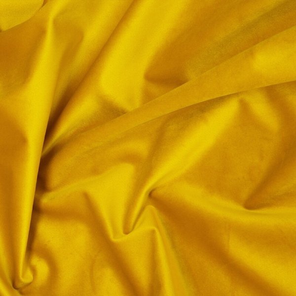 PIERRE CARDIN zasłona SIBEL z miękkiego i delikatnego welwetu, 140x270cm musztardowa 