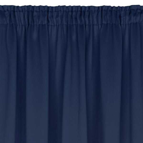 ZASŁONA GOTOWA D91 PARISA NA TAŚMIE 140 X 270 CM GRANATOWY