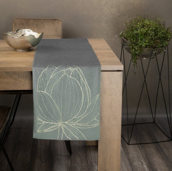 OBRUS BLINK 12 35 X 220 CM SZARY
