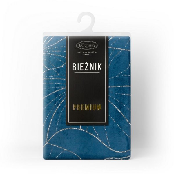 OBRUS BLINK 18 35 X 180 CM GRANATOWY