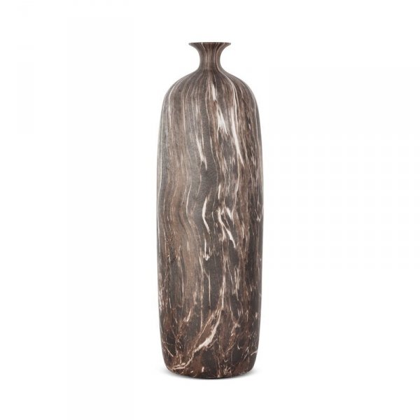 WAZON DEKORACYJNY MARIKA (02) 13 X 13 X 52 CM BRĄZOWY