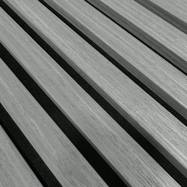 Lamele ścienne Veneer 28,5cm x 270cm - Szary - Lamelio
