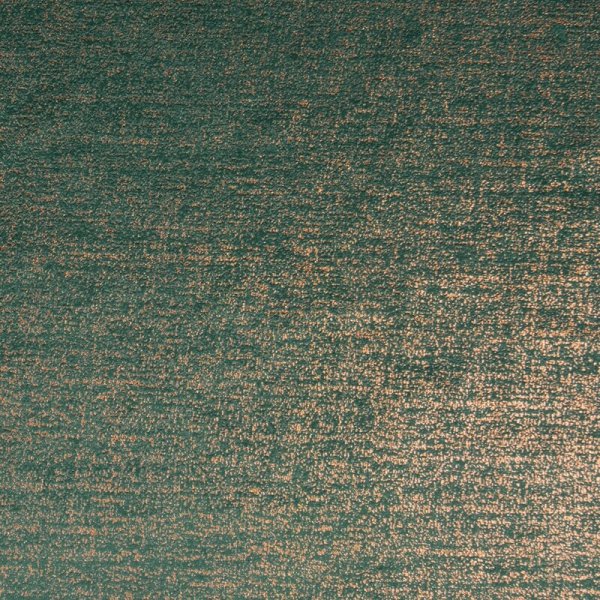 Zasłona welwetowa AMBI z nakrapianym miedzianym nadrukiem 140x250cm ciemny turkusowy