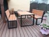 meble ogrodowe LOFT meble industrialne zestaw stół ławki