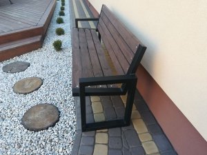 Ławka z oparciem LOFT PRIMA