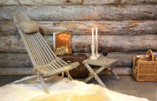 Stolik podnóżek drewniany EcoFurn Sosna Czarny