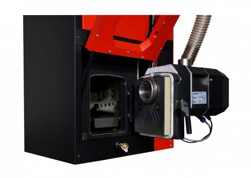 Camino 4 SLIM  żeliwny kocioł na pellet z podajnikiem o mocy 15 KW ecoTOUCH920 TOUCH T4 Separate