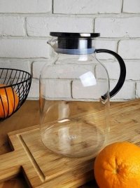 DZBANEK szklany ŻARO 2L do herbaty wody LEMONIADY 