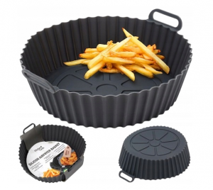 Silikonowa Forma Koszyk wkład do AirFryer Frytkownicy Beztłuszczowej 20x20