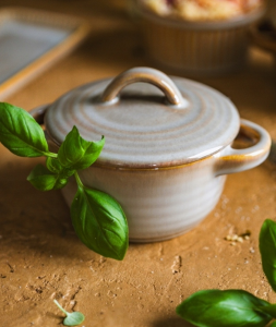 KOKILKA Naczynie FOREMKA do zapiekania garnuszek z pokrywką 150ml