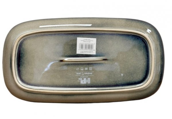 Ceramiczny TALERZ PÓŁMISEK do serwowania prostokatny 30 cm