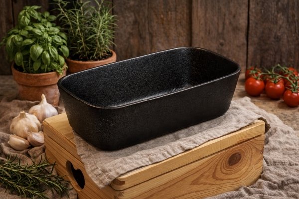 Forma ceramiczna do chleba pasztetu naczynie do zapiekania keksówka 26cm