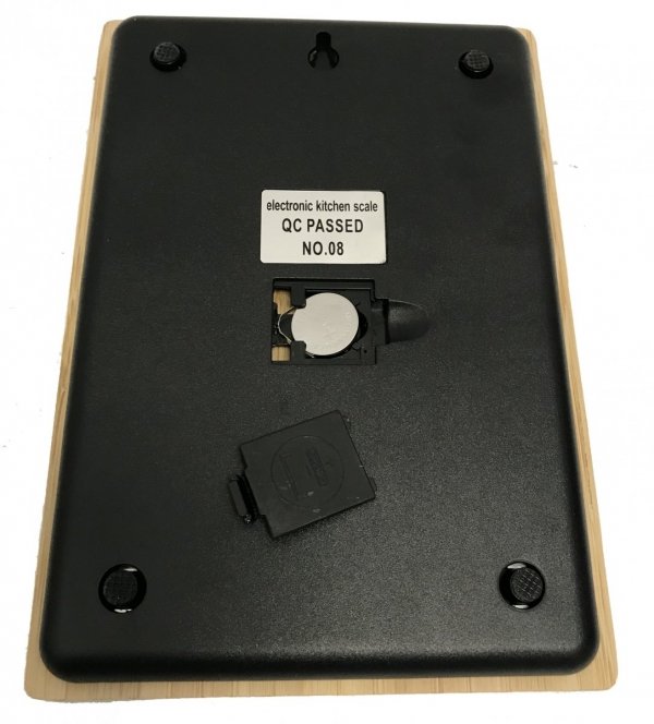 WAGA KUCHENNA elektroniczna do 5KG BAMBUS czarna