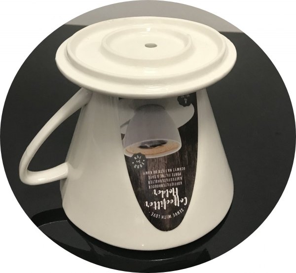 FILTR LEJEK PORCELANOWY DO ZAPARZANIA KAWY DRIPPER