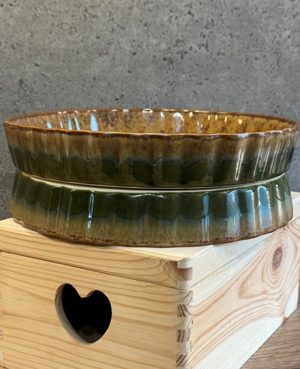 Forma do Tarty Ceramiczna 26cm naczynie OMBRE do zapiekania do piekarnika