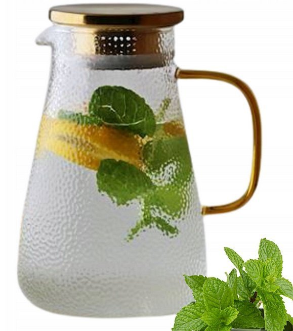 Dzbanek szklany PREMIUM borosilikatowy żaro 1.3l