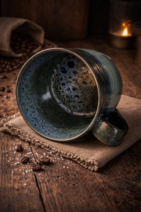 KUBEK XXL 1L ceramiczna Bulionówka miska do zupy , herbaty zupek 