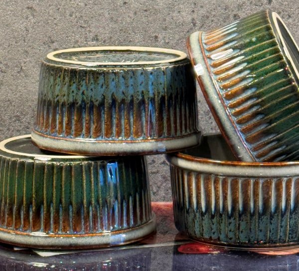 Kokilki MISECZKA do Zapiekania Creme brule Żaroodporna Ceramiczna 4 szt