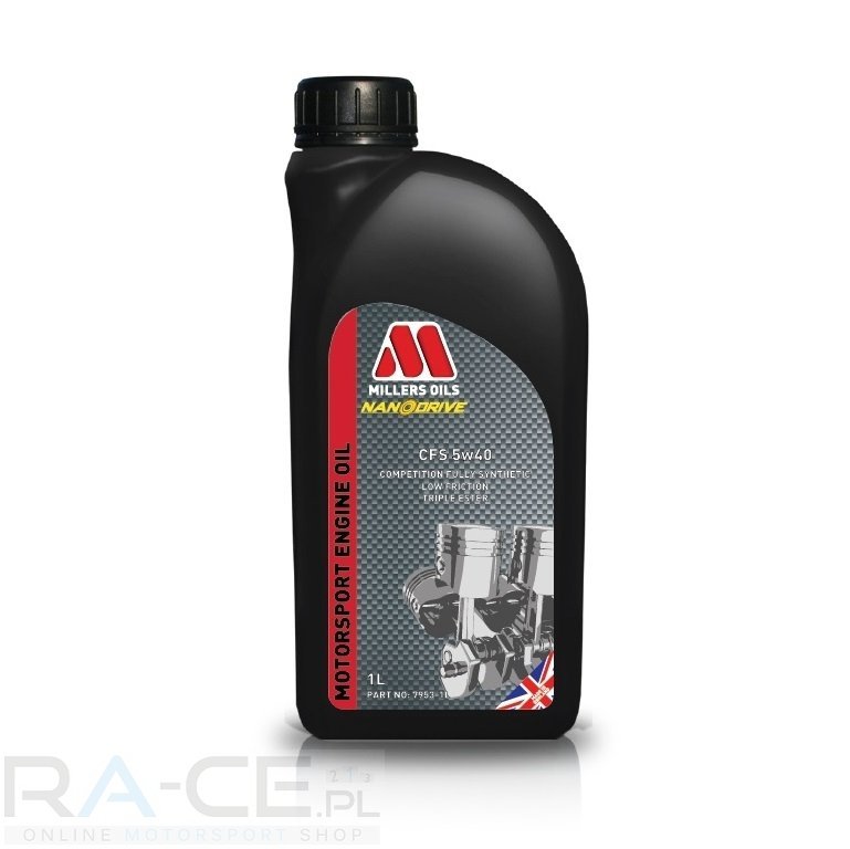 Olej silnikowy Millers Motorsport CFS 5W40, 1 litr