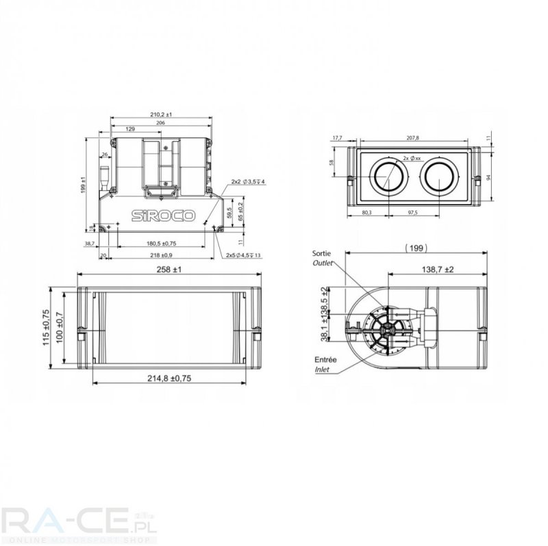 Nagrzewnica rajdowa 4,3 KW Siroco V2