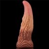 DILDO 10'' DUAL LAYERED PLATINUM SILICONE TONGUE