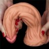 DILDO 9.5'' DUAL LAYERED PLATINUM SILICONE COCK – FLESH
