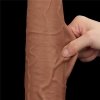 13.5'' KING SIZED SLIDING SKIN DUAL LAYER DONG