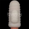 MASTURBATOR KNIGHTS RING VIBRATING DUAL PURPOSE SLEEVE-WAVY